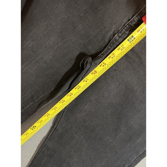 PTCL ETHIKAL BRAND Women's Black Studded Flare Jeans Size 31 Stretch Denim - Picture 10 of 12